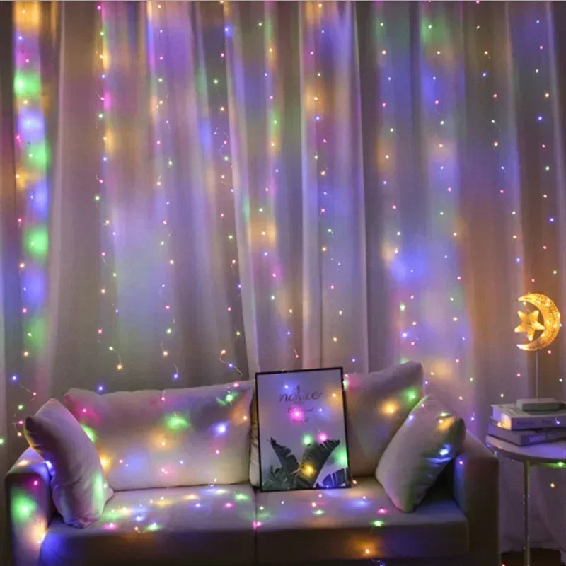 3X3M Curtain Fairy Lights 