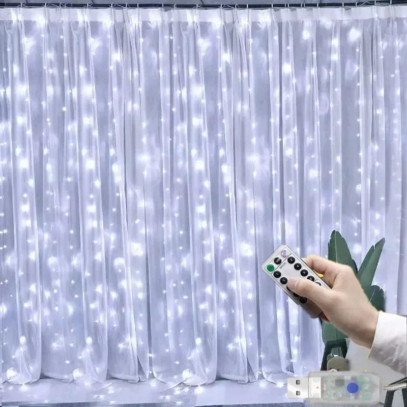 3X3M Curtain Fairy Lights 